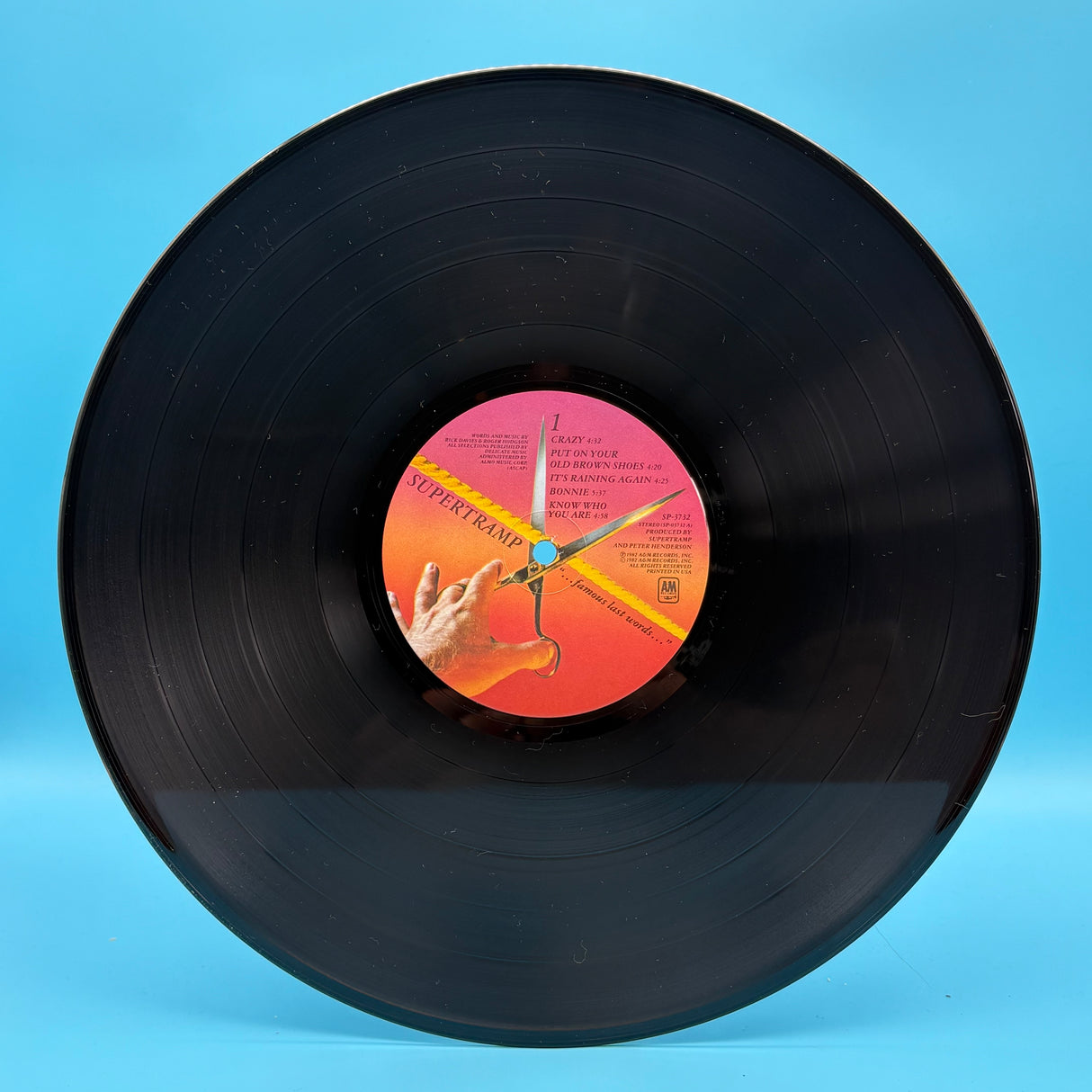 Supertramp - Famous Last Words Vinyl