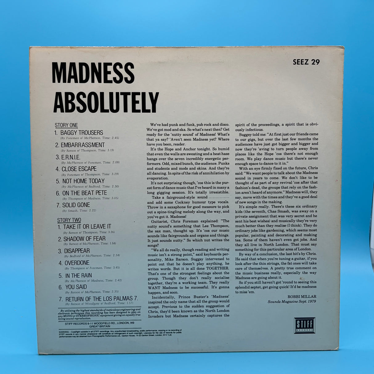 Madness - Absolutely Vinyl