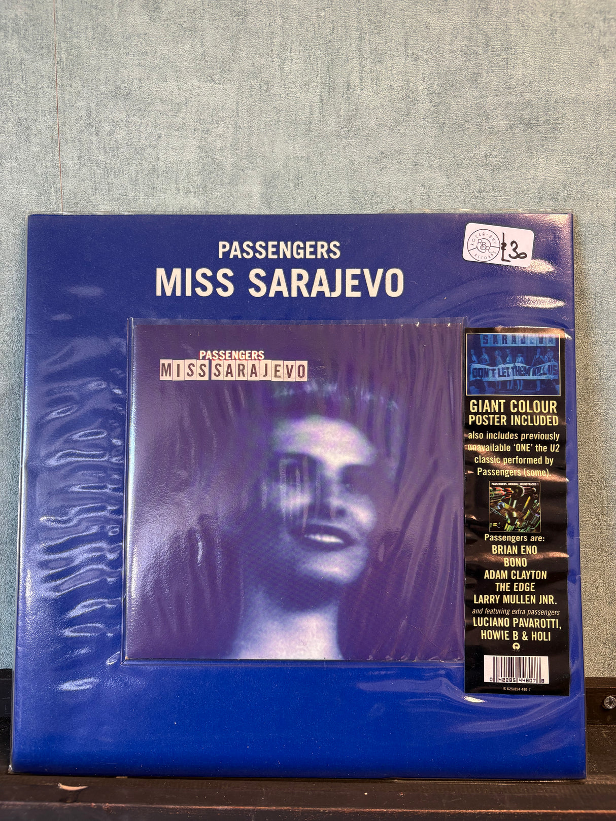 Passengers - Miss Sarajevo - Giant Poster - 7" - VINYL