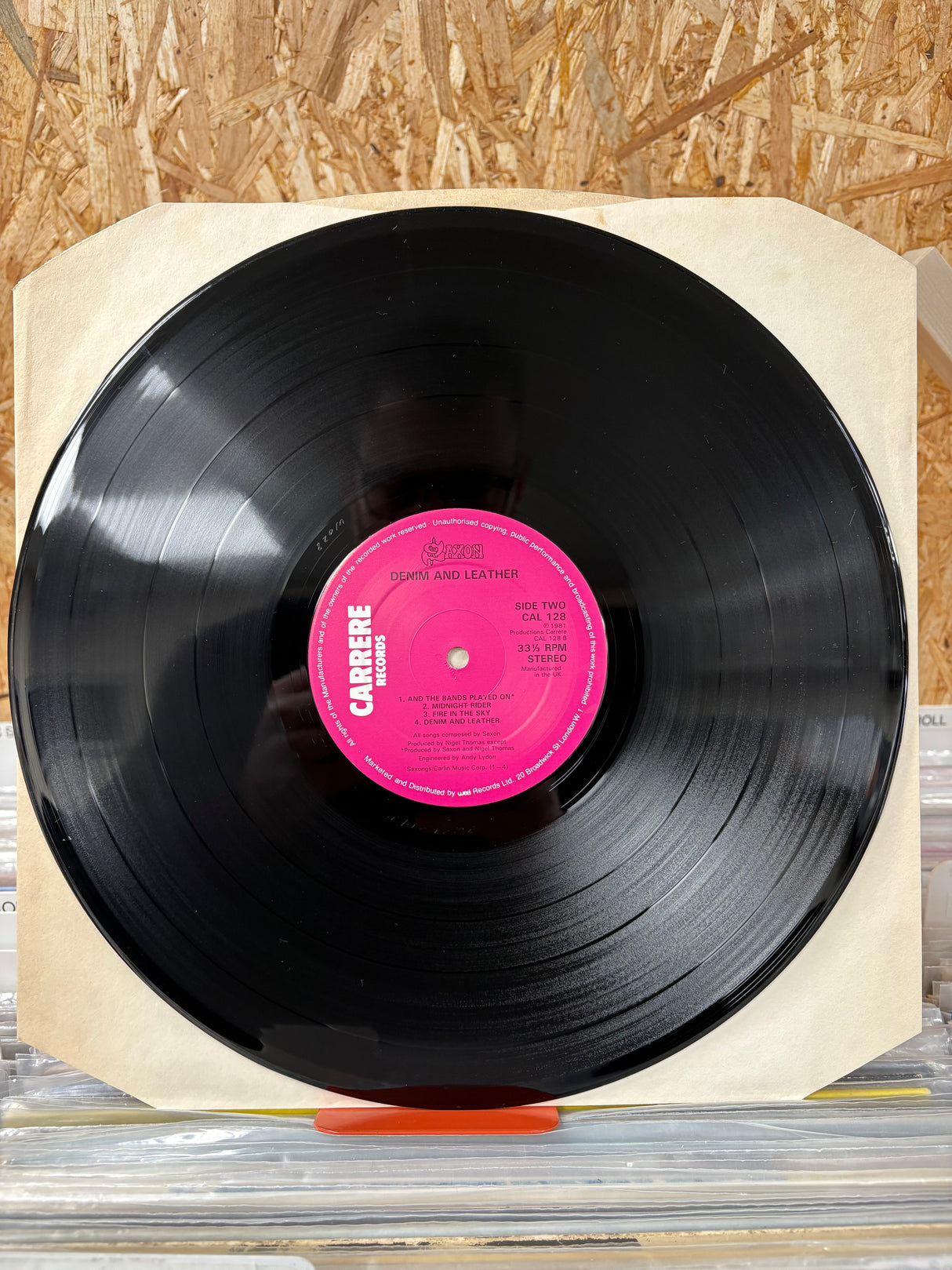 Saxon - Denim and Leather - VINYL