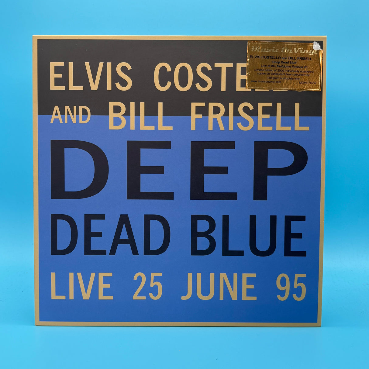 Elvis Costello And Bill Frisell - Deep Dead Blue Ltd Numbered of 2000 Blue Vinyl