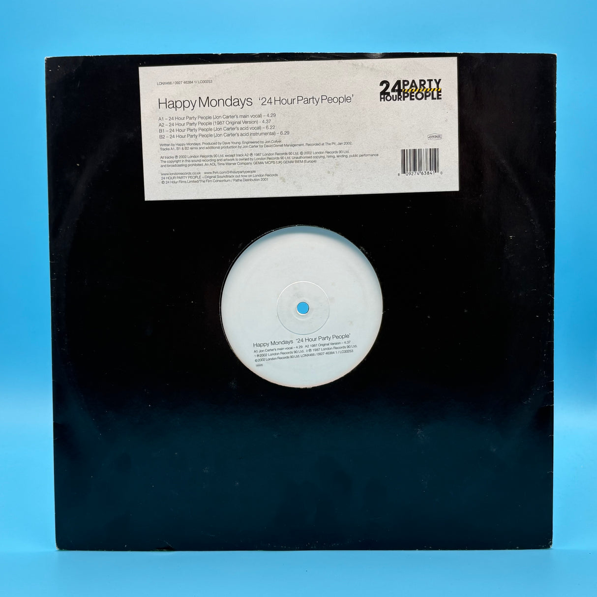 Happy Mondays - 24 Hour Party People White Label Remixes 12"