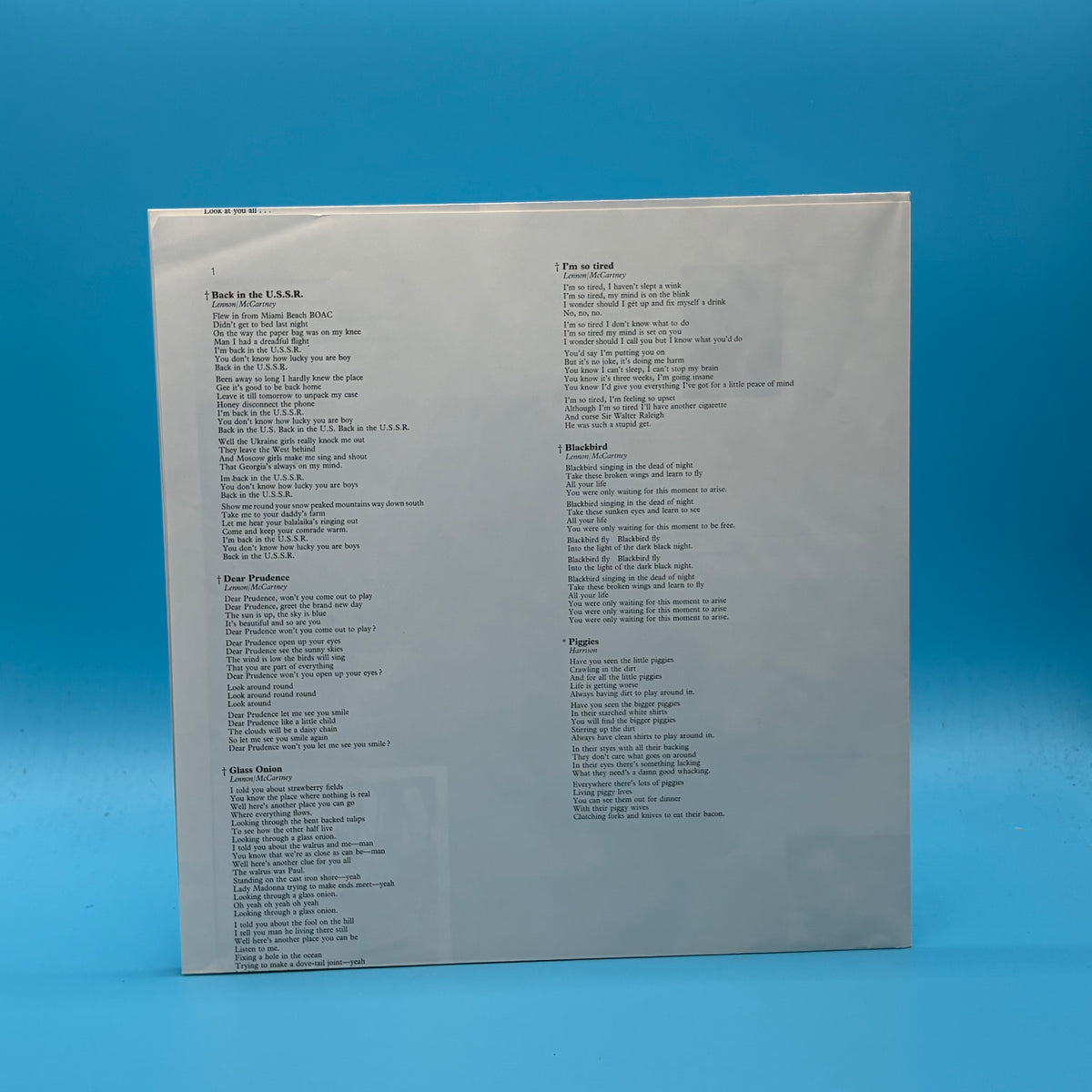 The Beatles - The Beatles (White Album) Complete Direct Metal Mastering Reissue Vinyl