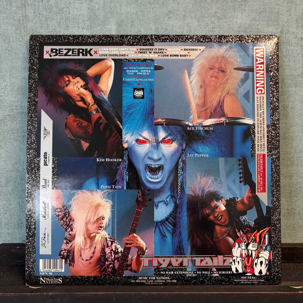 Tigertailz - Bezerk - VINYL