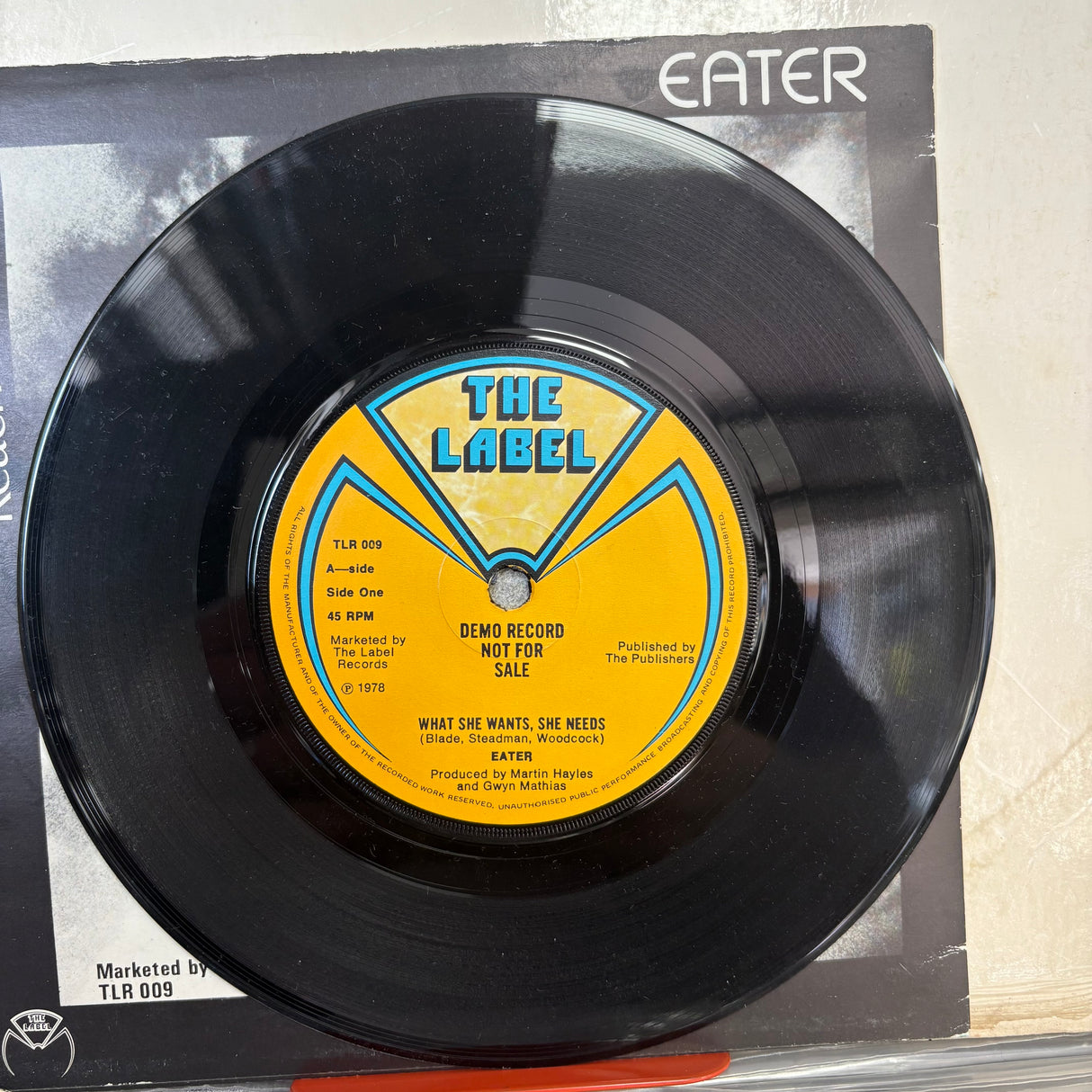 Eater - What’s She Wants She Needs Promo Vinyl