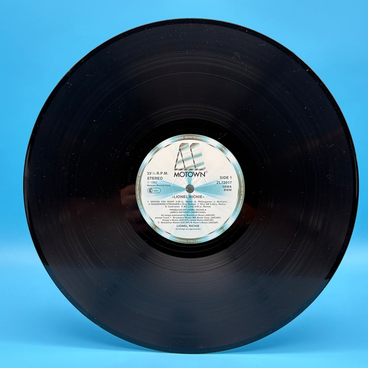 Lionel Richie - Self Titled Vinyl