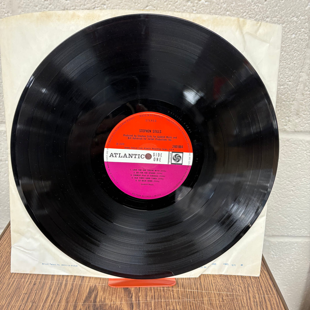 Stephen Stills - S/T - Plum Atlantic - VINYL