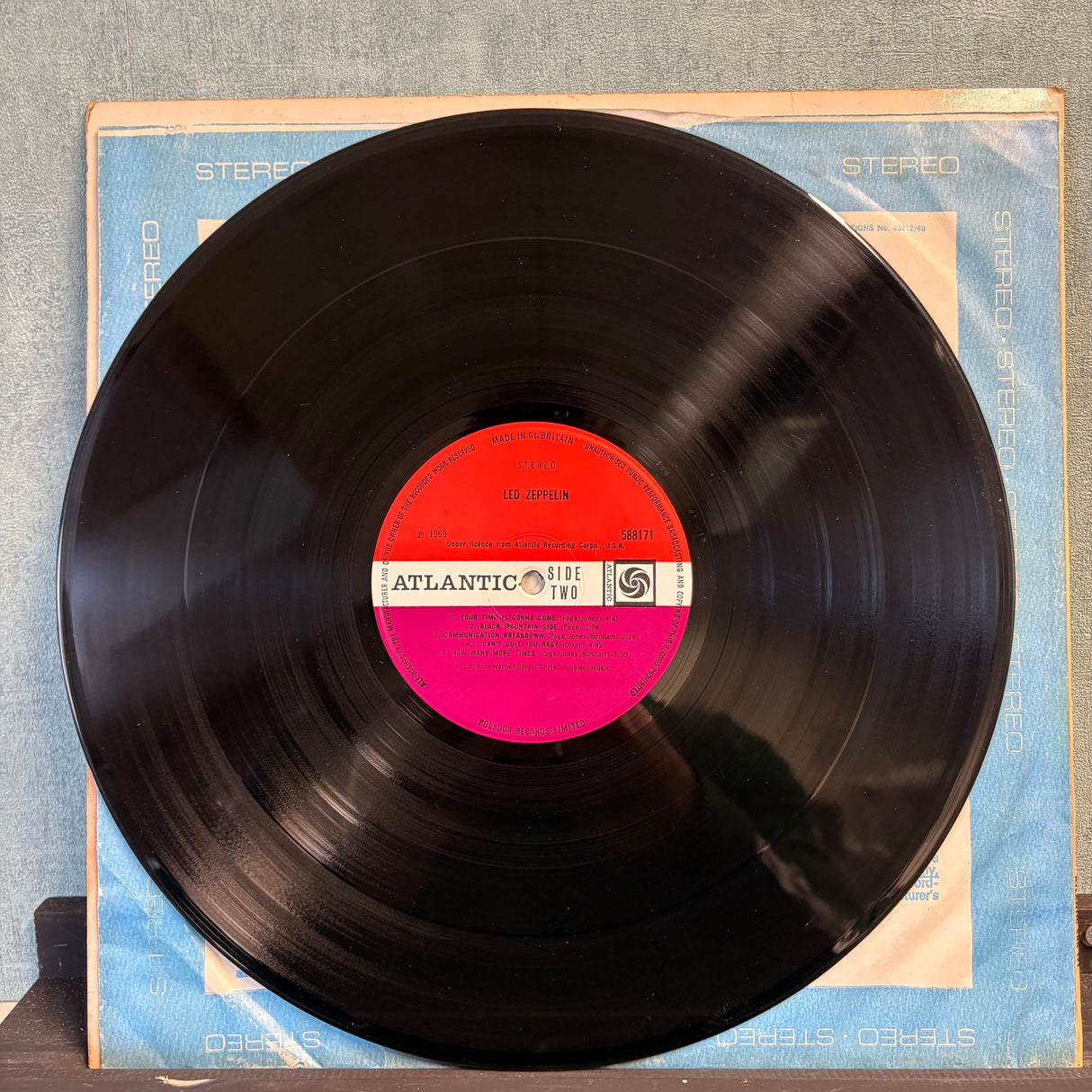 Led Zeppelin - 1 - Plum Atlantic - VINYL