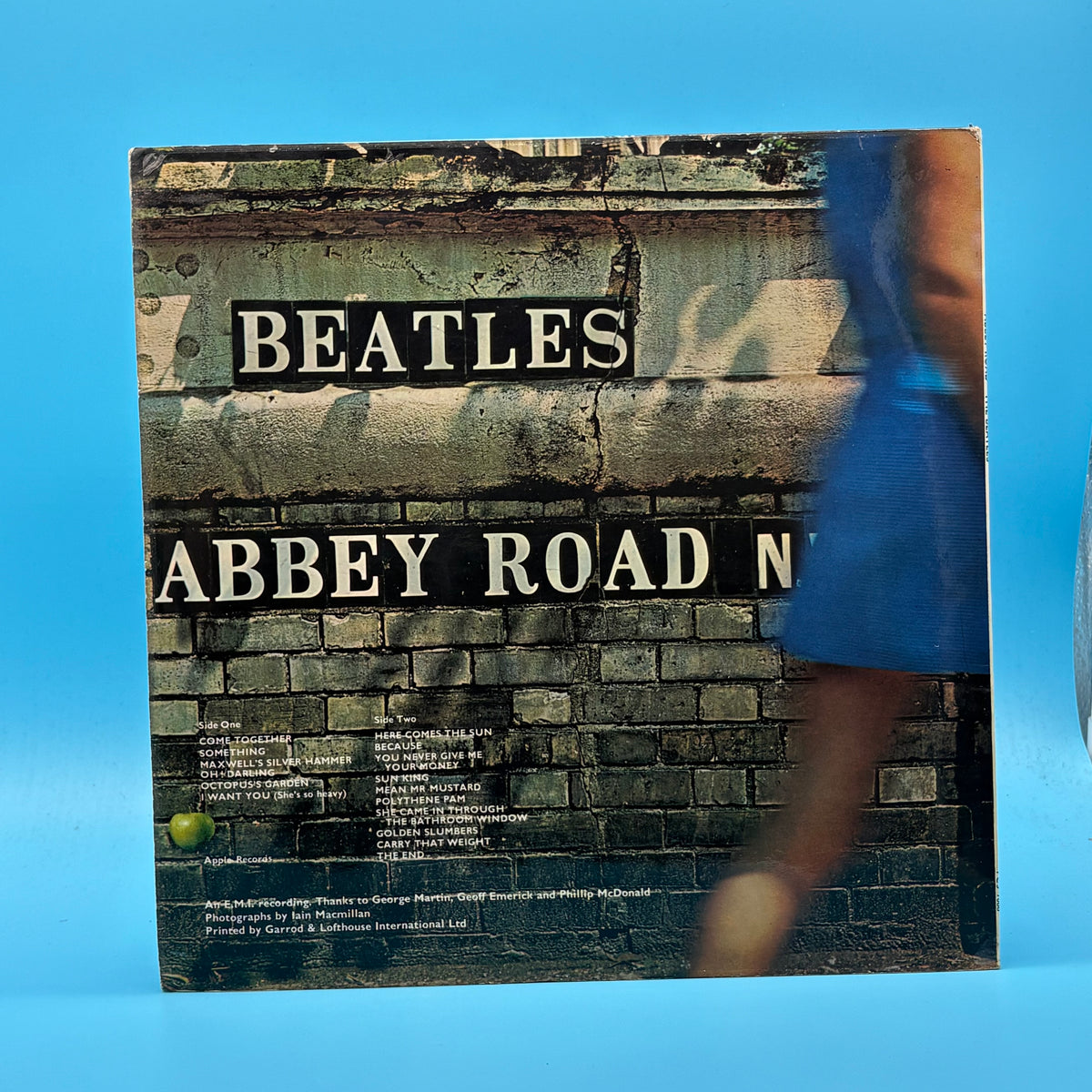 The Beatles - Abbey Road UK Original Mis-Aligned Apple Vinyl