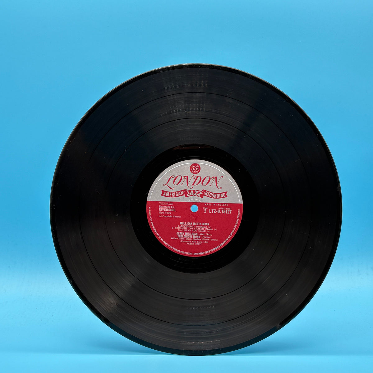 Mulligan Meets Monk Original UK Vinyl