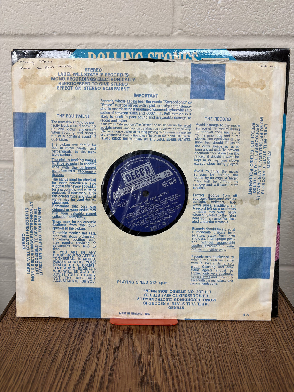 The Rolling Stones - Through The Past Darkley (Big Hits Vol. 2) - VINYL