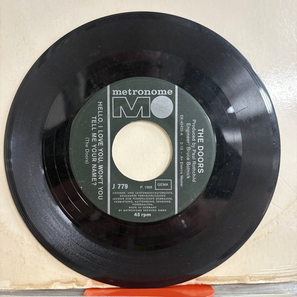 The Doors - Hello, I love you, Won’t you tell me your name Vinyl