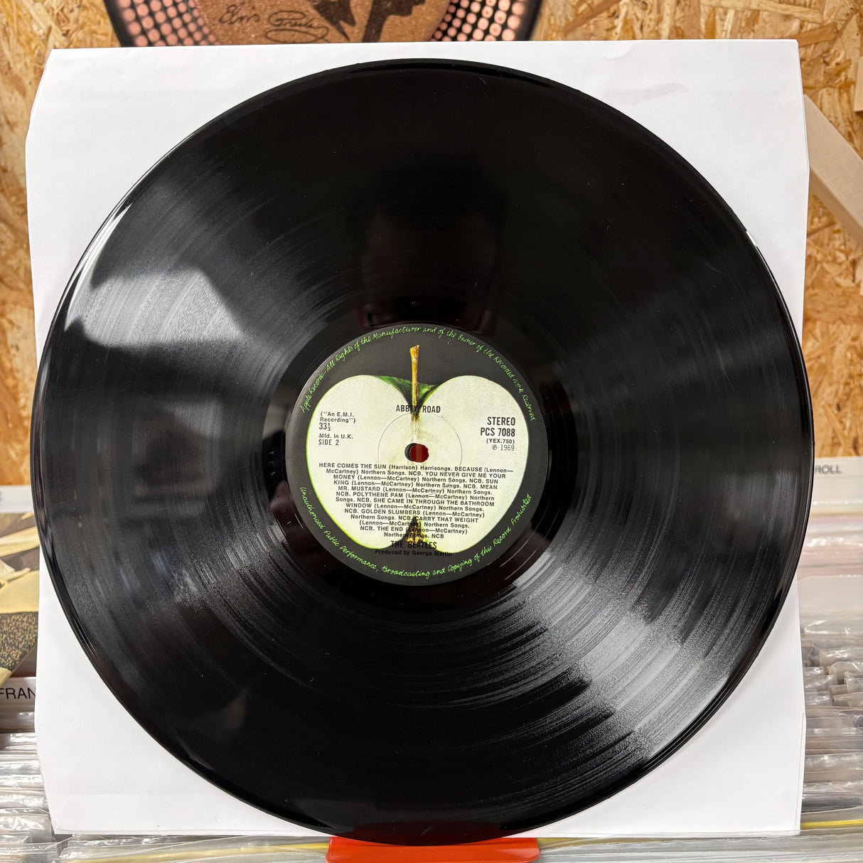 The Beatles - Abbey Road - Misaligned Apple - VINYL