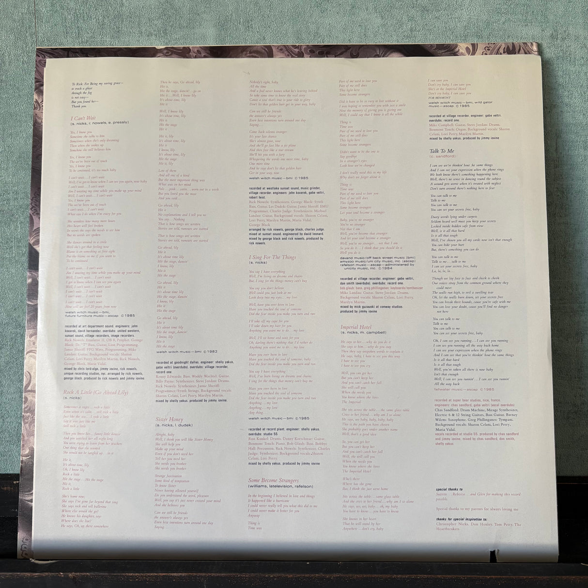 Stevie Nicks - Rock A Little - VINYL