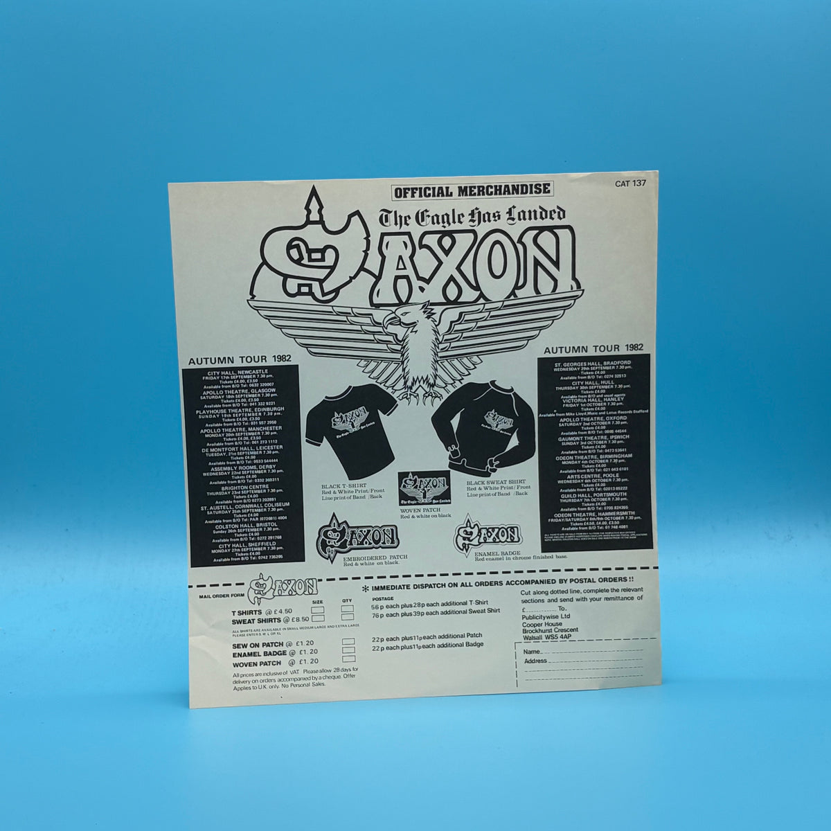 Saxon - The Eagle Has Landed Live Vinyl
