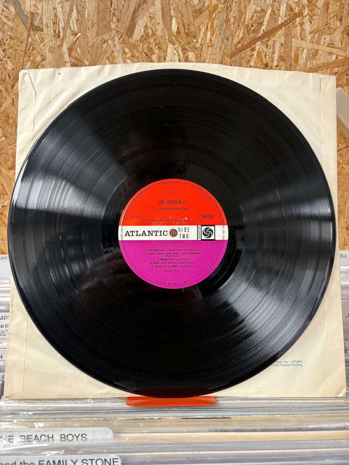Led Zeppelin - Led Zeppelin 2 (Plum Atlantic Label) - VINYL
