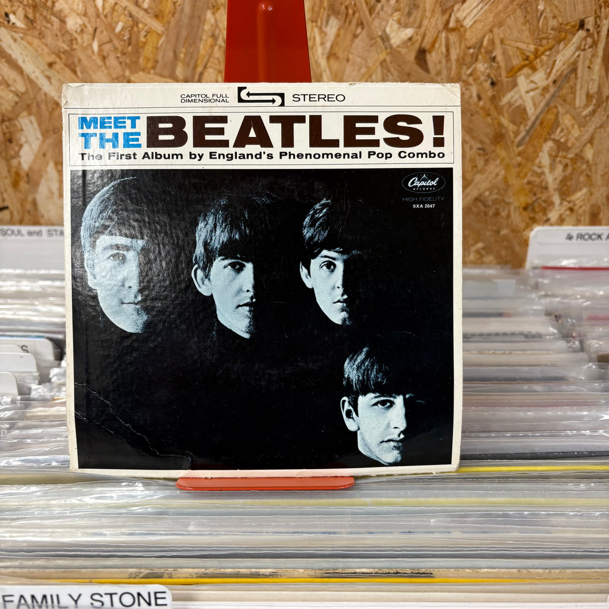 Meet The Beatles! - 7" USA Promotional Juke Box Copy - With 2 Stickers - VINYL