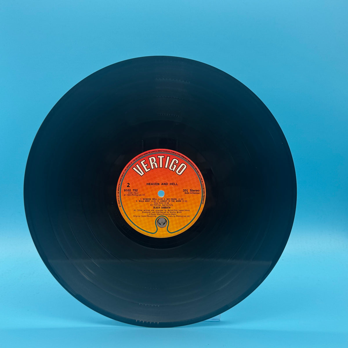 Black Sabbath - Heaven and Hell Vinyl