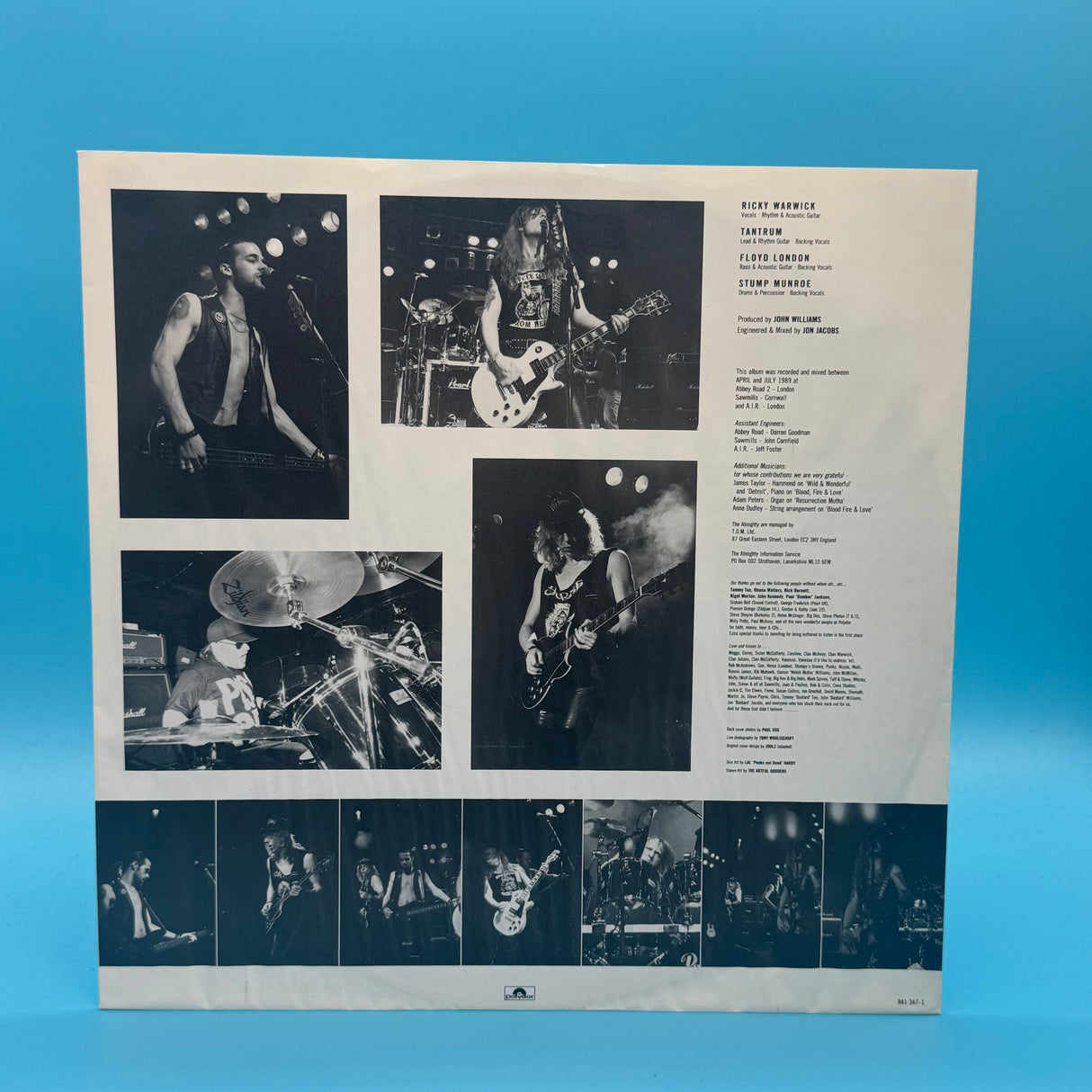 The Almighty - Blood, Fire and Love Vinyl