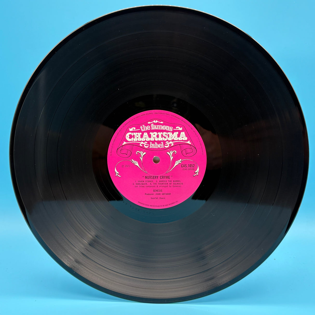 Genesis - Nursery Cryme Charisma Pink Scroll Vinyl