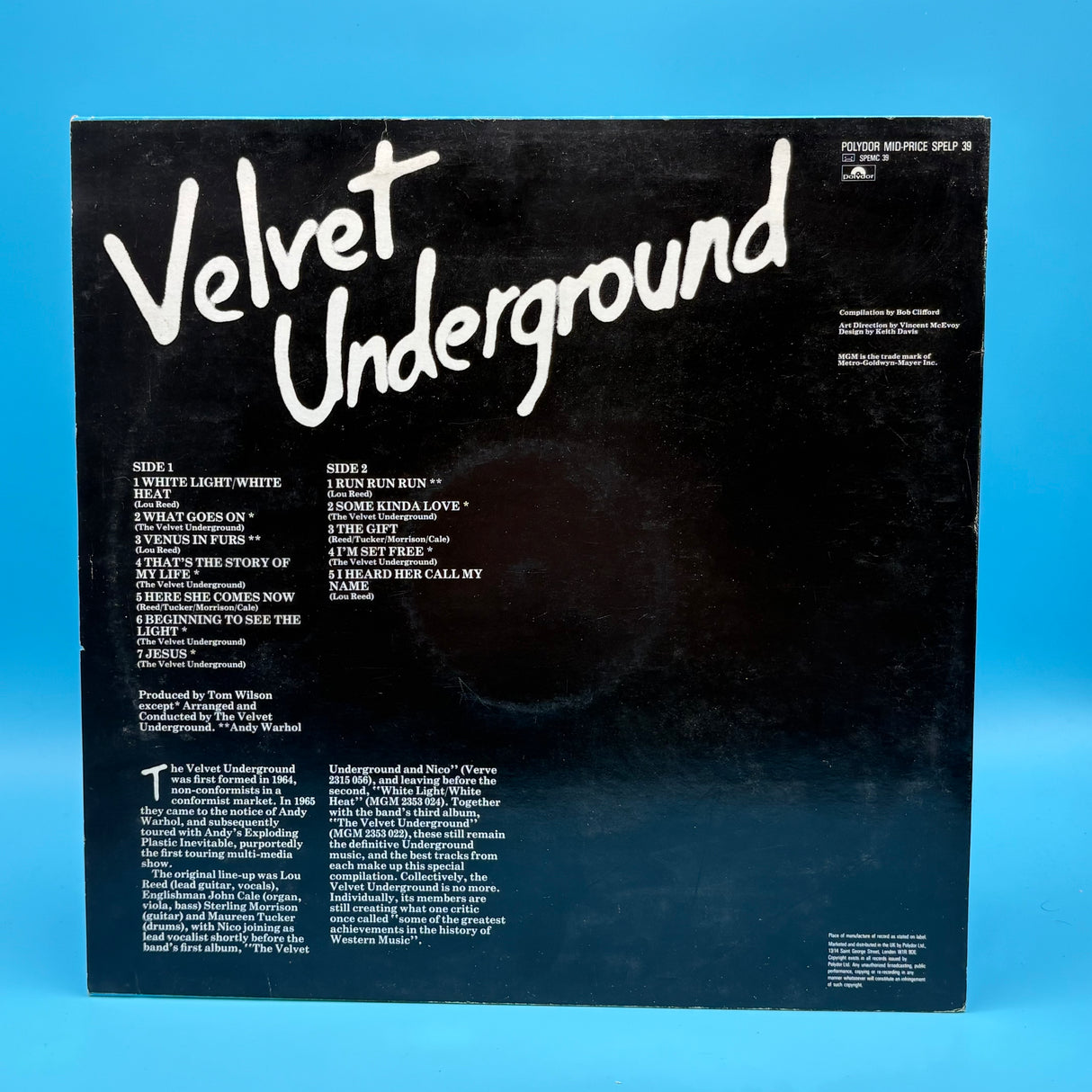 Velvet Underground - Safety Film Vinyl