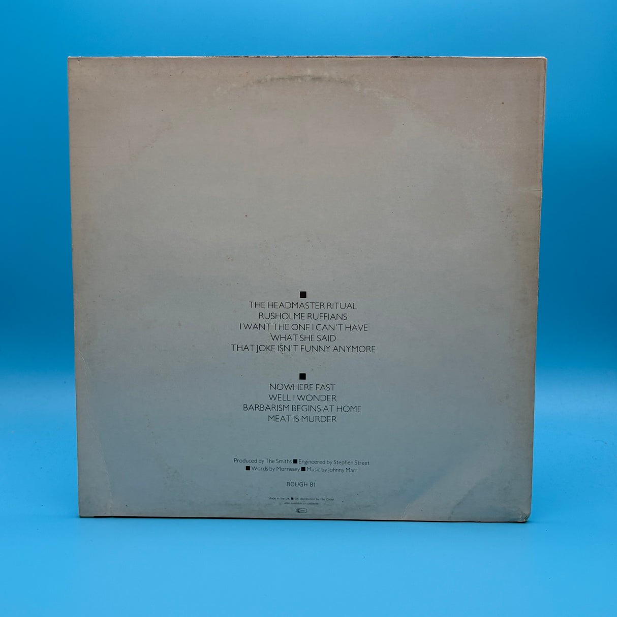 The Smiths - Meat Is Murder Original Rough Trade Vinyl