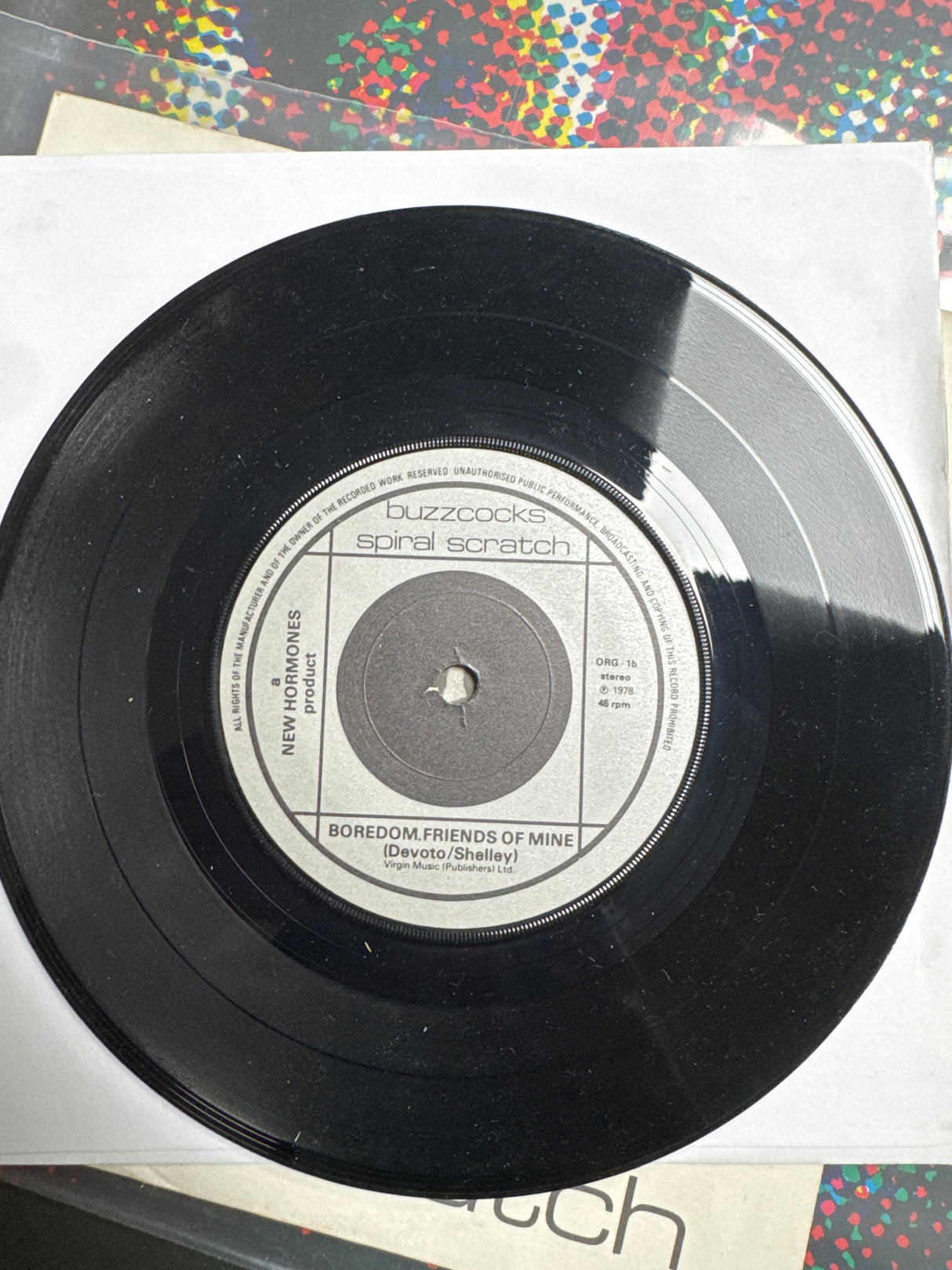Buzzcocks - Spiral Scratch - 7 inch Single - VINYL
