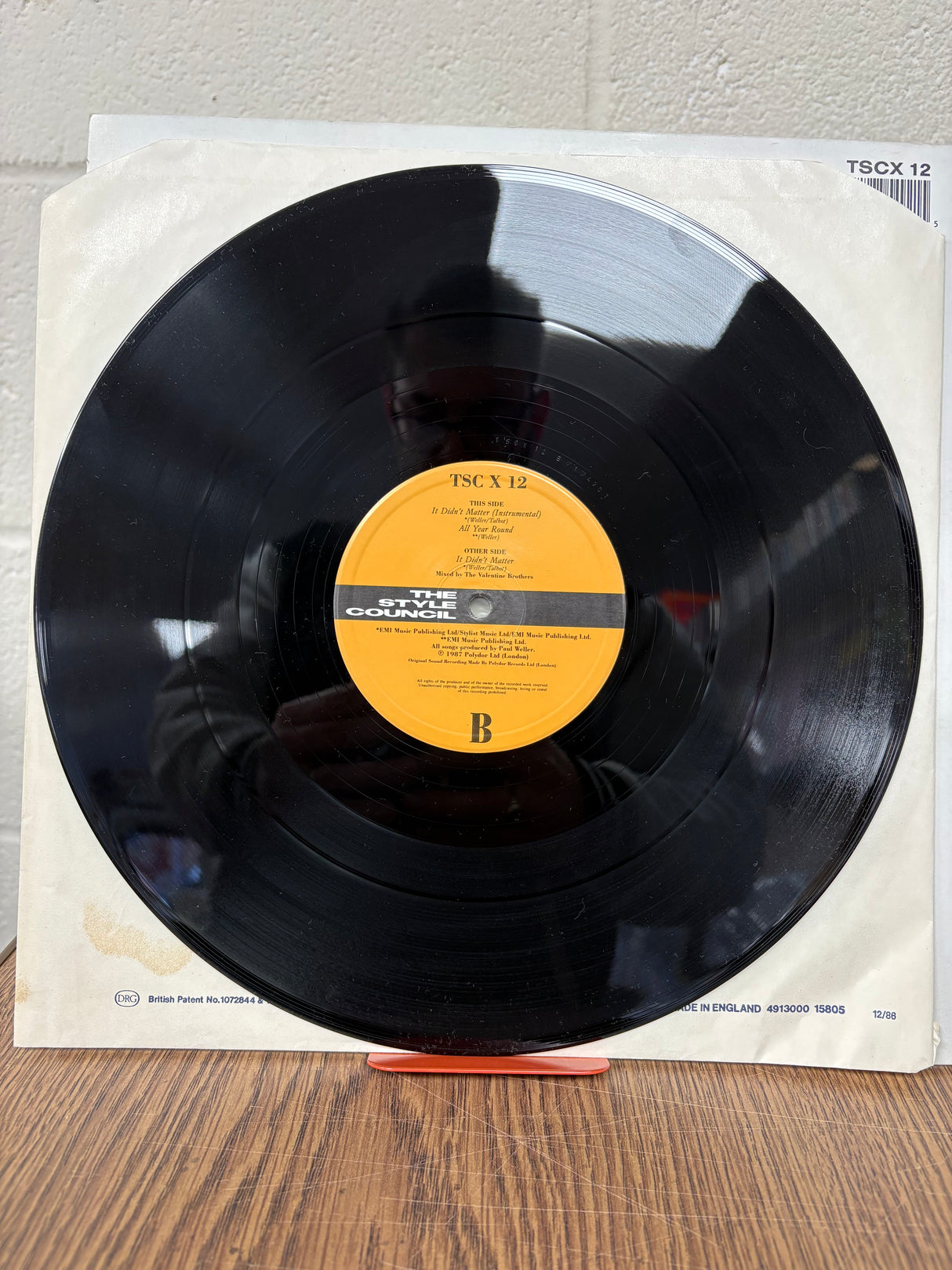 The Style Council - Didn’t Matter - 12” Single - VINYL