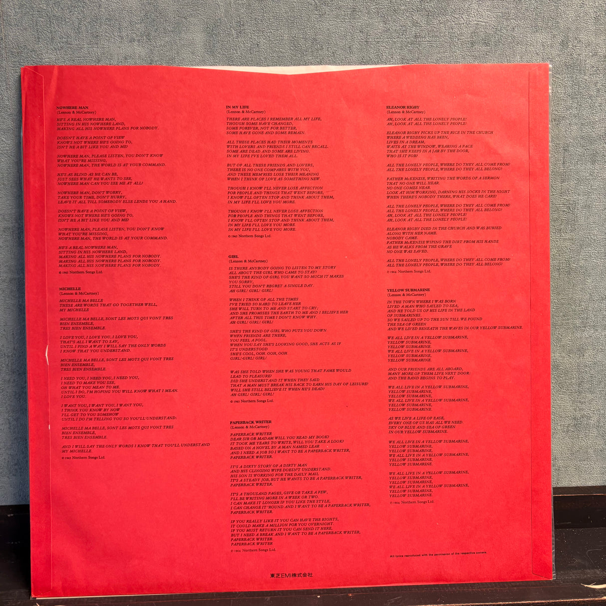 The Beatles - 1962-1966 - Red Album - Japanese Press - RED VINYL