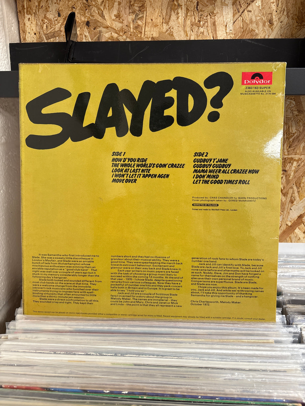 Slade - SLAYED? - VINYL
