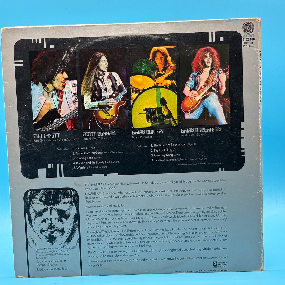 Thin Lizzy - Jailbreak Original UK Vinyl