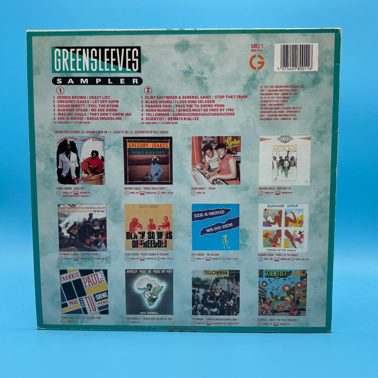 Various Artists- Greensleeve Sampler Vinyl