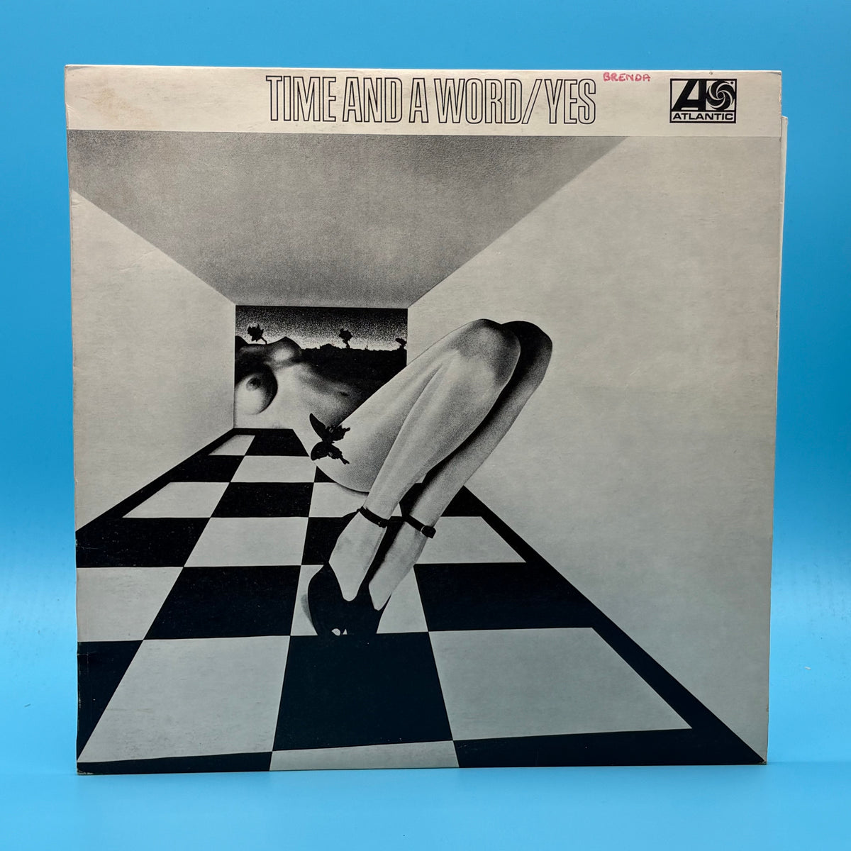 Yes - Time and a Word Original Plum Atlantic Vinyl