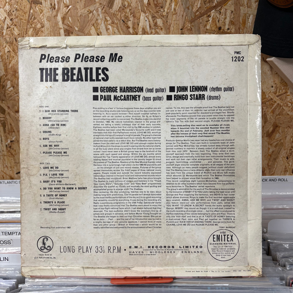 The Beatles - Please Please Me - First Press Mono - Gold Parlophone Label - VINYL