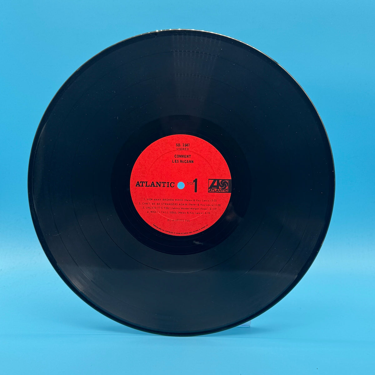 Les McCann - Comment Vinyl