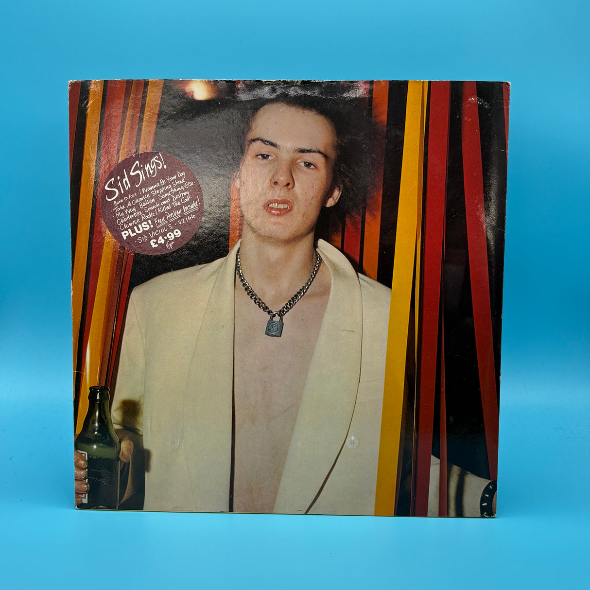 Sid Vicious - Sid Sings! With Drink in Hand Poster Vinyl