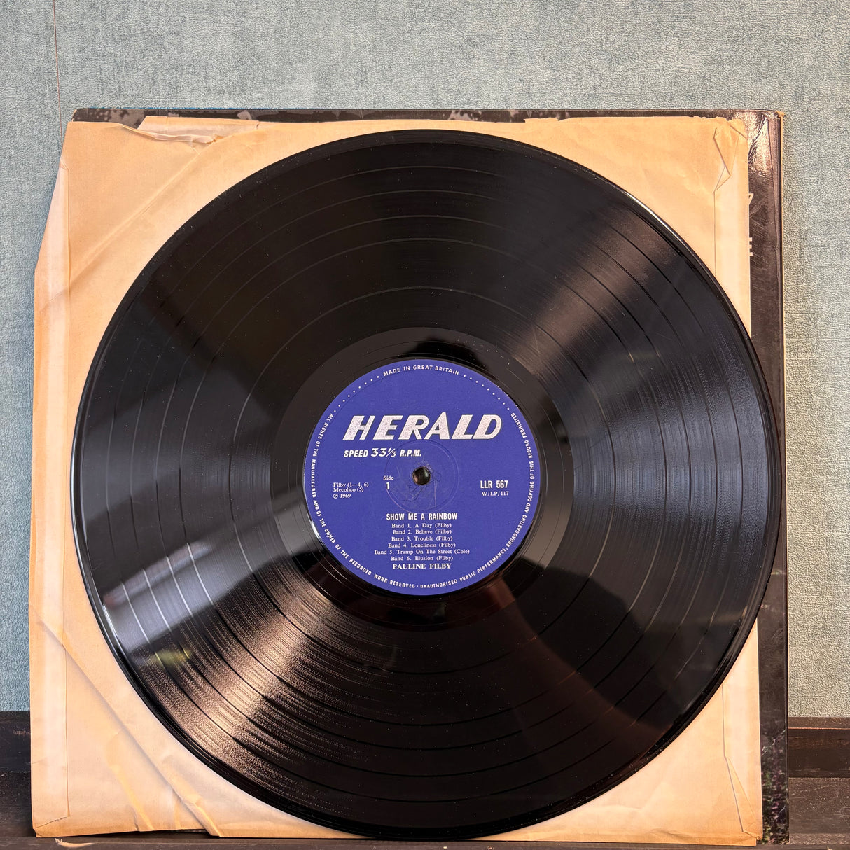 Pauline Filby - Show Me A Rainbow - Herald Original - VINYL