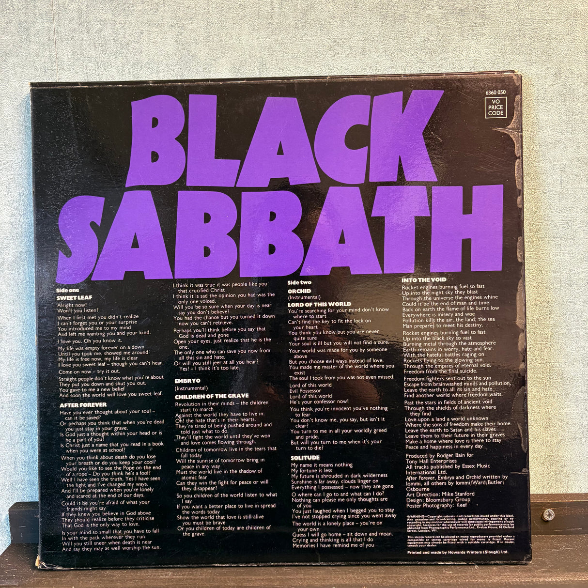 Black Sabbath - Master Of Reality - Original Vertigo Swirl - VINYL