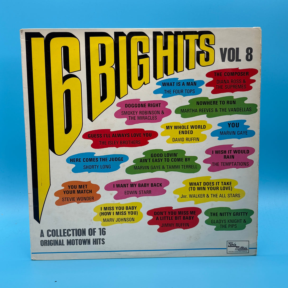 Motown 16 Big Hits Vol 8 - Vinyl