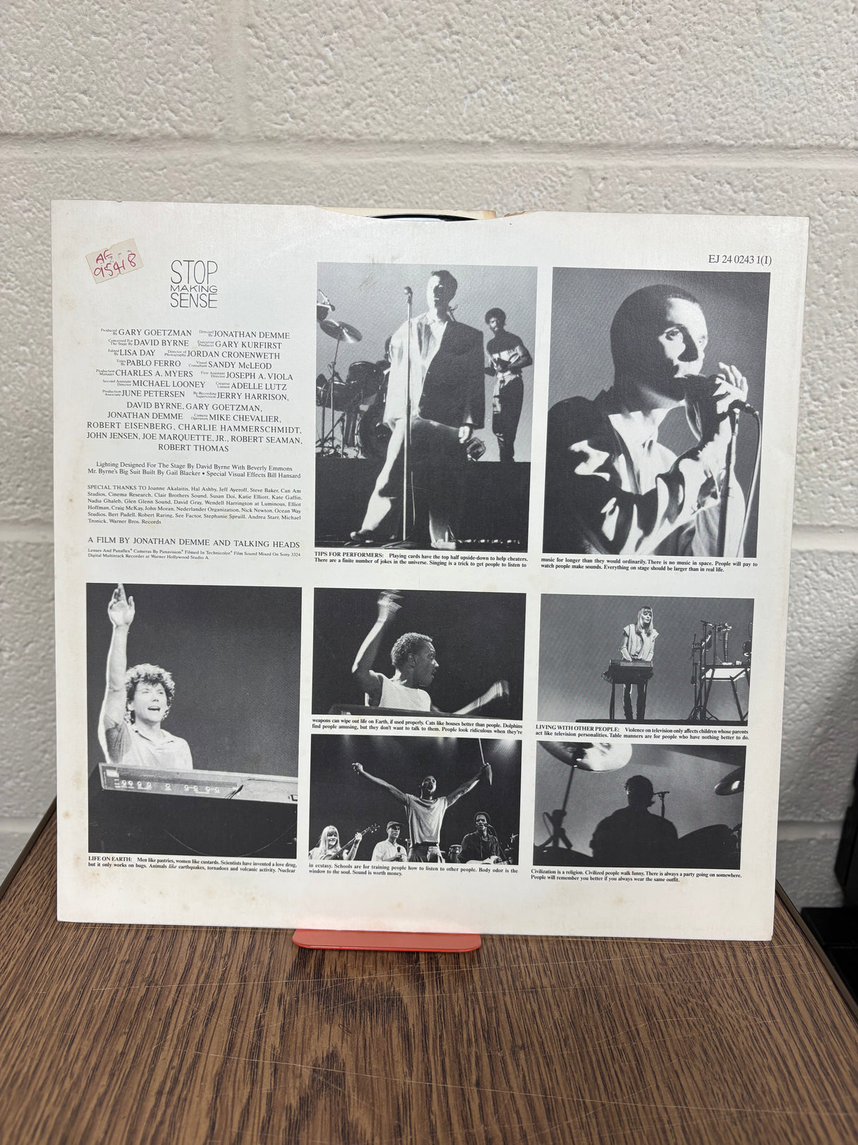 Talking Heads - Stop Making Sense - VINYL