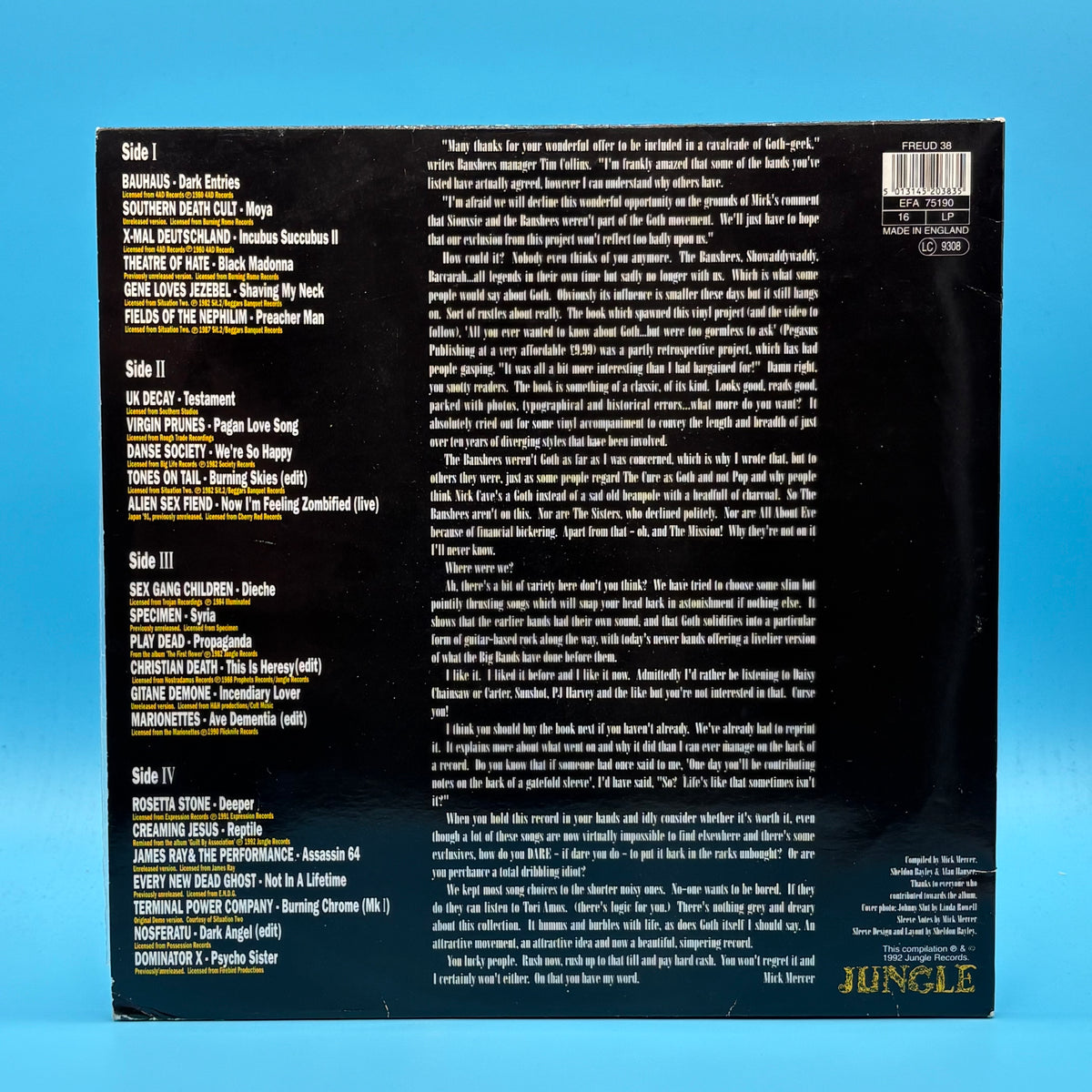Gothic Rock Compilation Vinyl