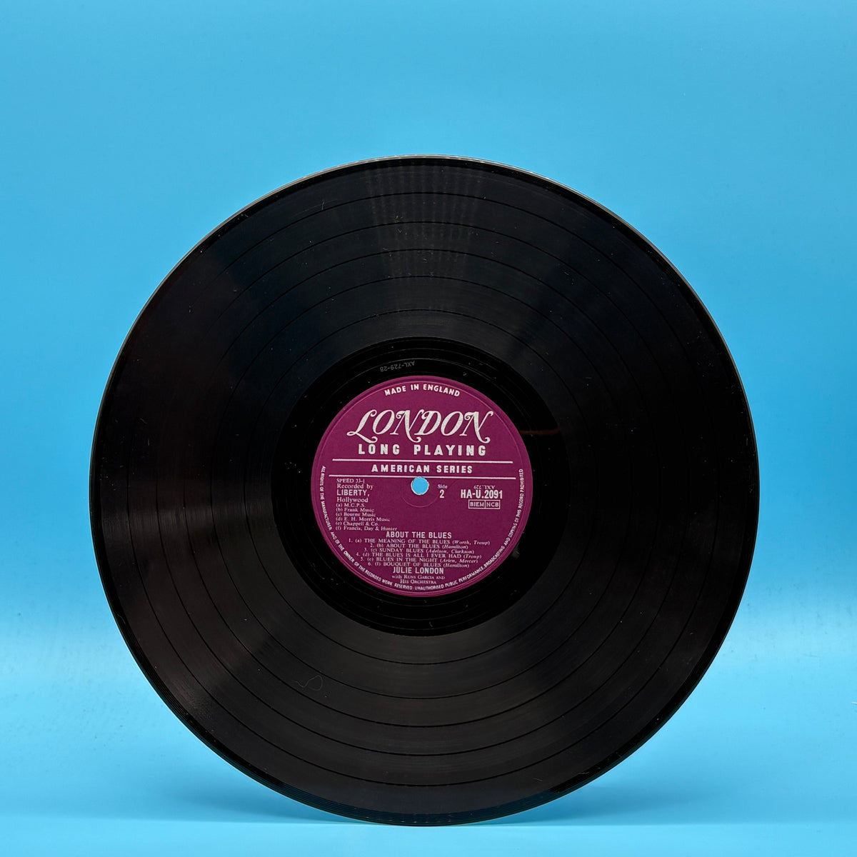 Julie London - About the Blues Original UK Vinyl