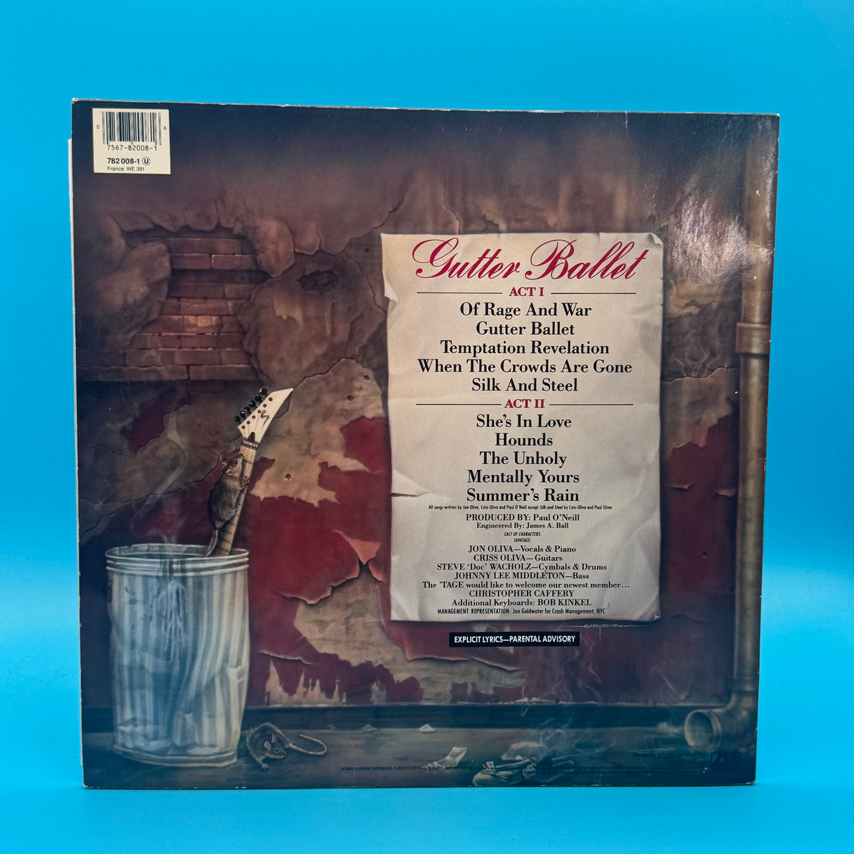 Savatage - Gutter Ballet Vinyl