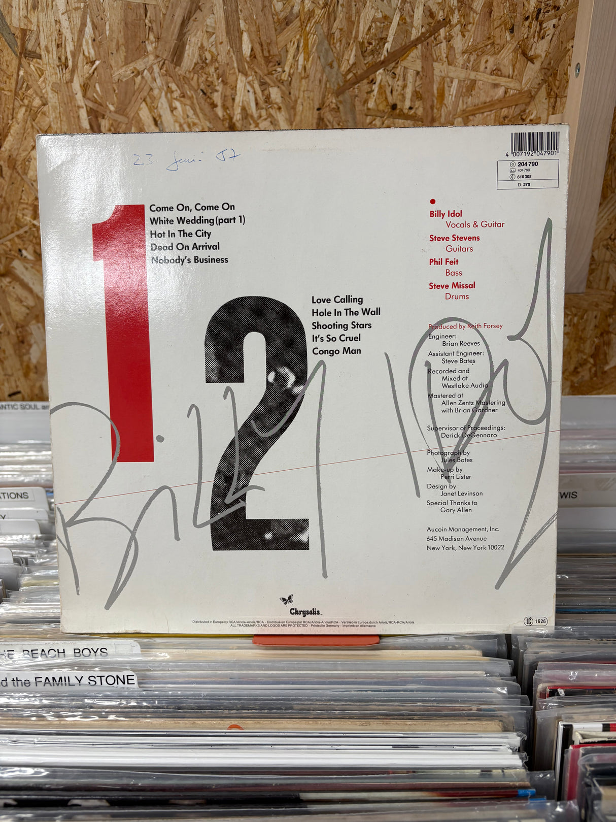 Billy Idol - Billy Idol - VINYL