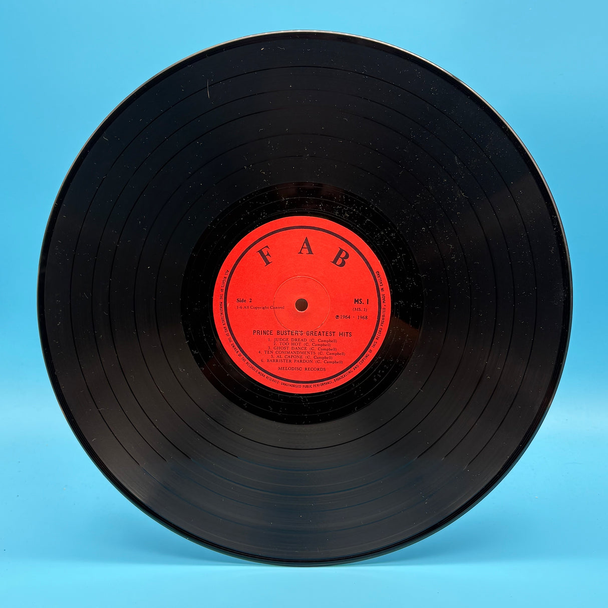 Prince Buster - FABulous Greatest Hits Vinyl