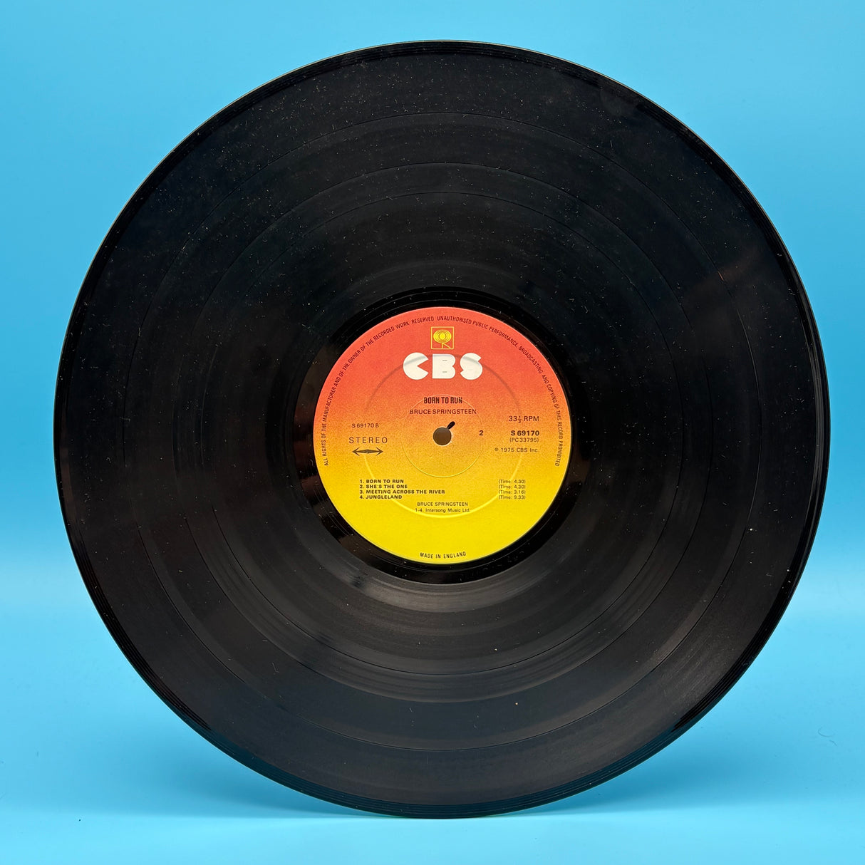 Bruce Springsteen - Born To Run CBS 69170 Vinyl