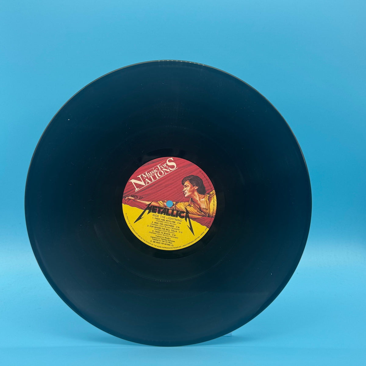 Metallica - Ride The Lightning Original Vinyl