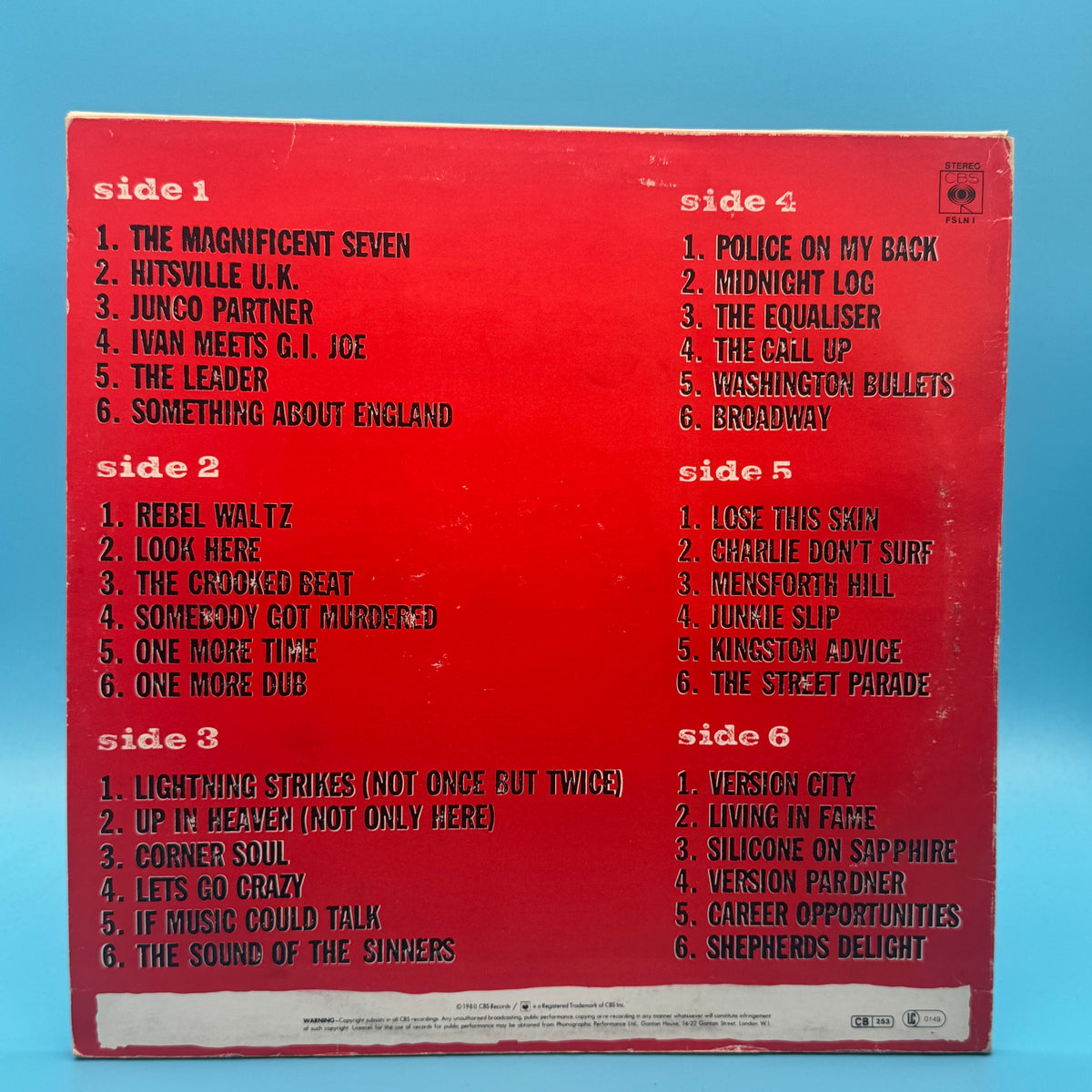 The Clash - Sandista! 3LP Vinyl