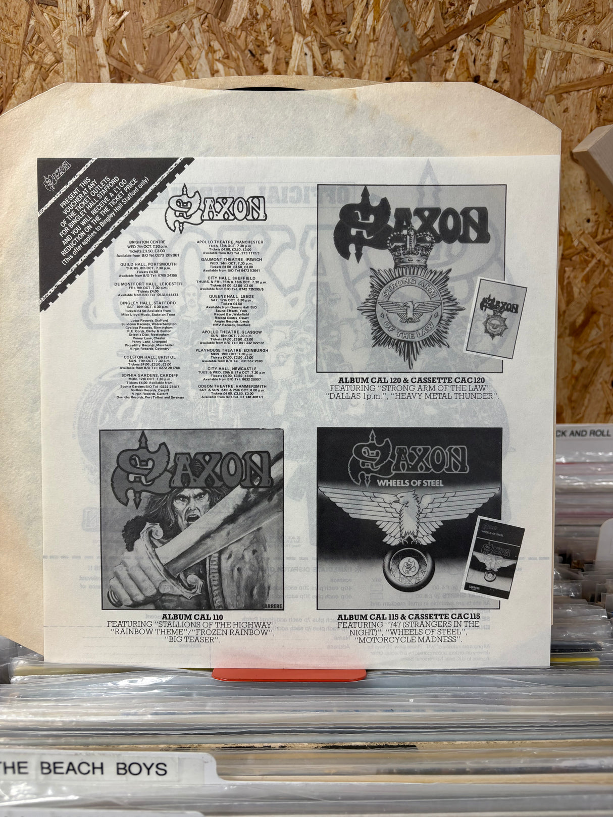 Saxon - Denim and Leather - VINYL