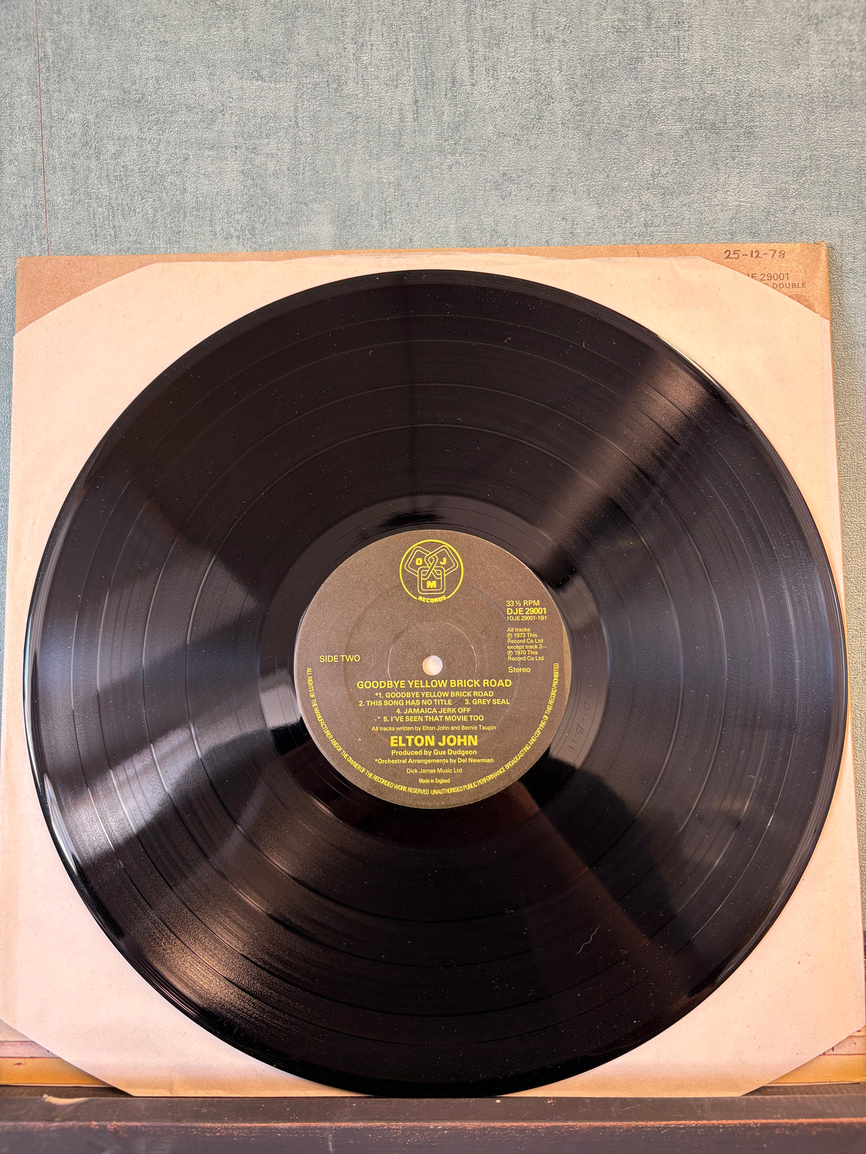 Elton John - Goodbye Yellow Brick Road - VINYL